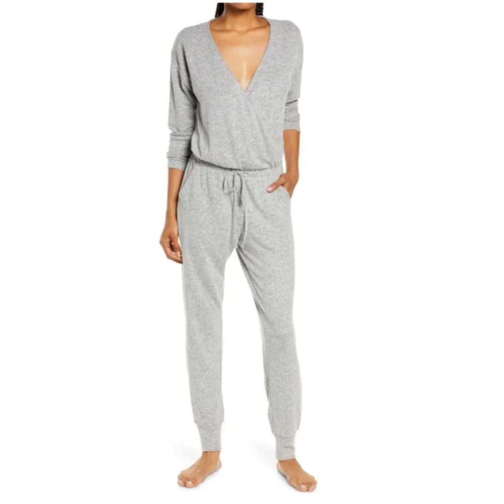 NWT BP Comfy Jumpsuit In Grey Pearl Marl